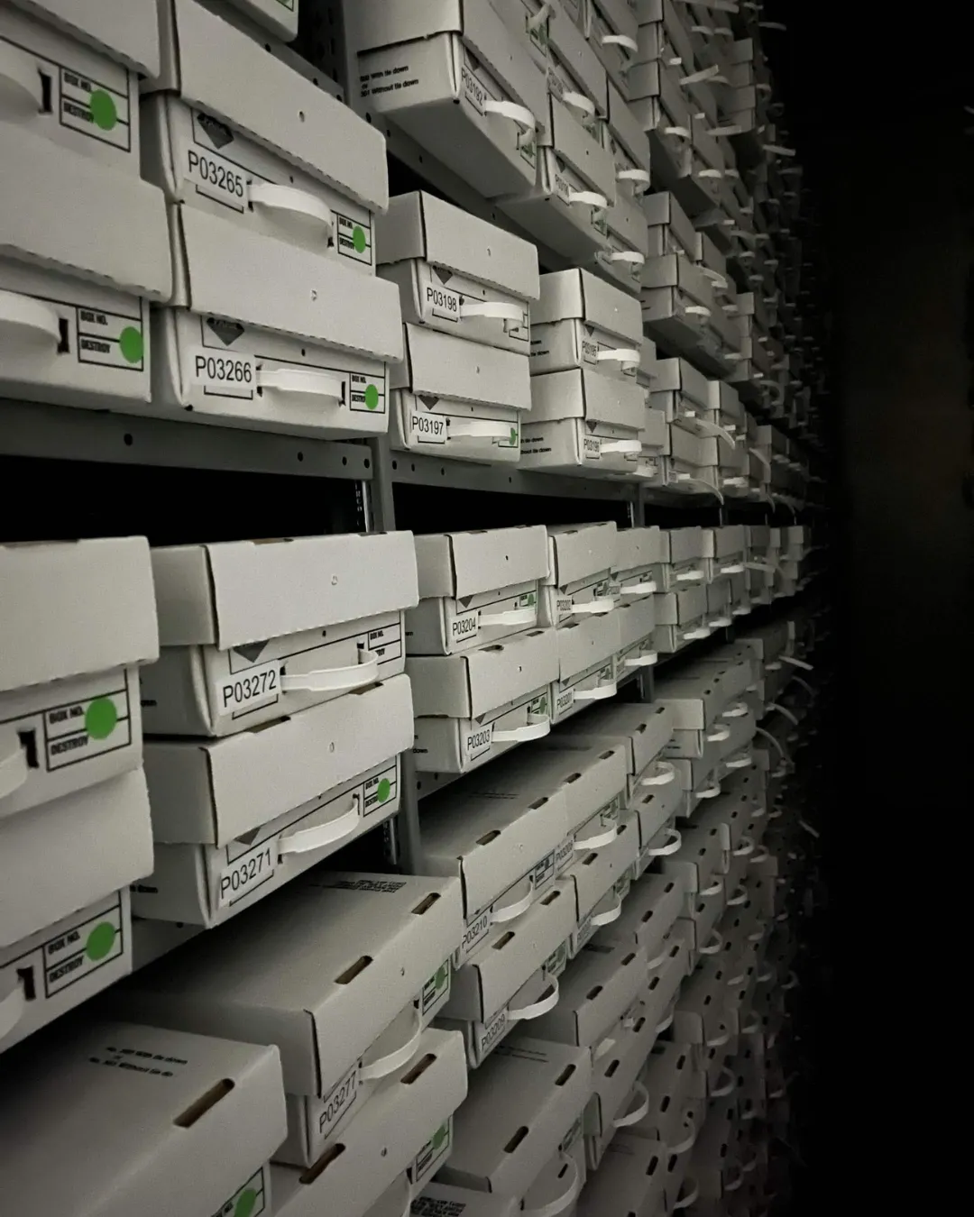 microfilm storage recede